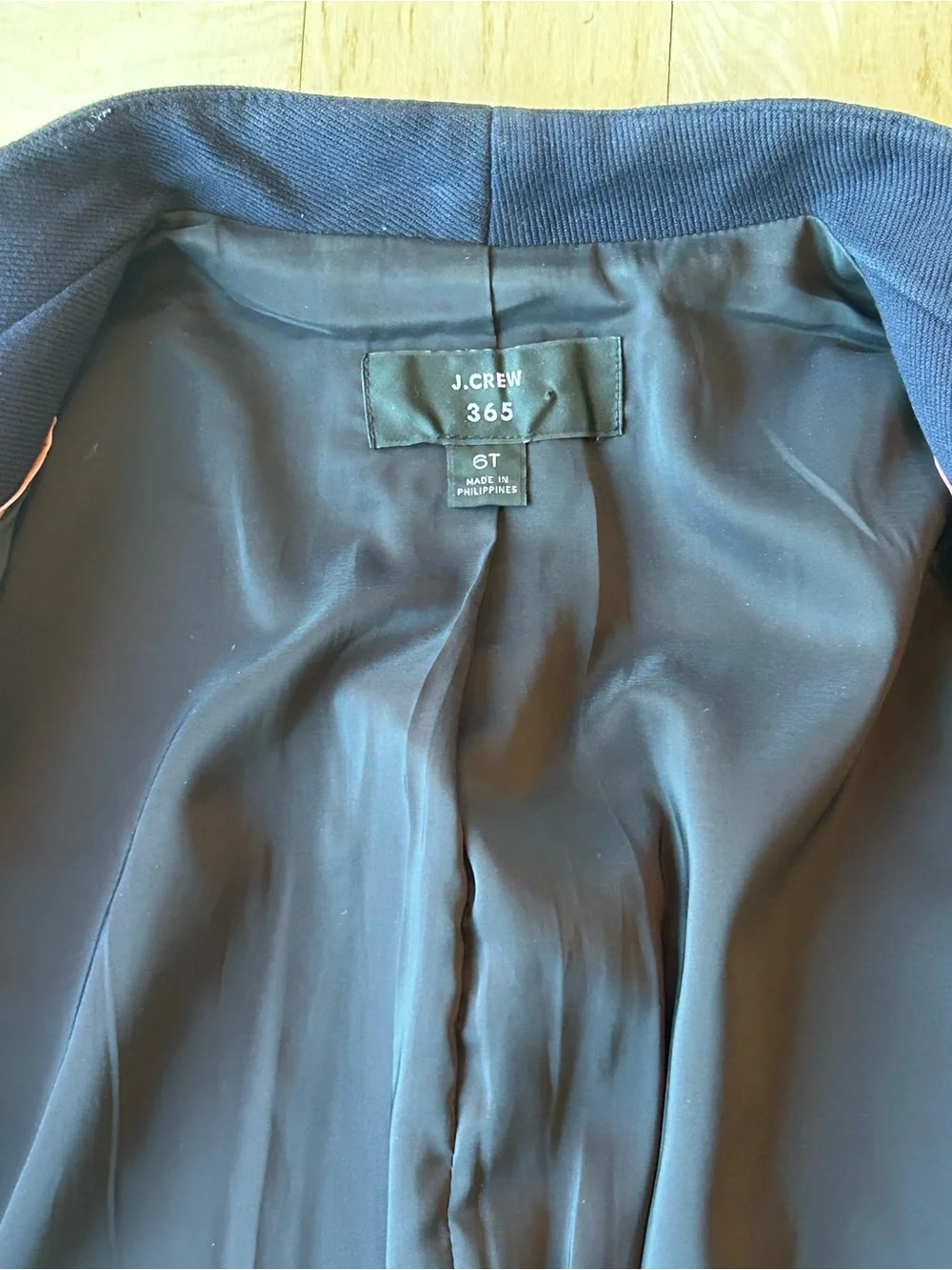 J. Crew Women’s Tall Going Out Blazer in Stretch Twill Navy Size 6 Tall H2791